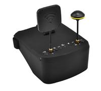 Junterone Casque Vidéo EV800D 5,8 G 40 Canaux 5 Pouces 800 X 480 HD DVR Diversity FPV Lunettes avec Batterie pour Modèle RC RC FPV Drone