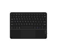 Junterone Clavier Bluetooth Touchpad 10 Pouces Compatible avec, IPadOS, Android et iOS Anglais Noir