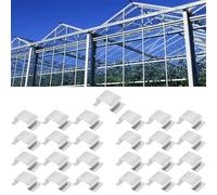 Junterone Clips Remplacement des Clips en Acier Inoxydable Remplacement en Verre en Serre Sprung G Clips Réparations de Vitrage