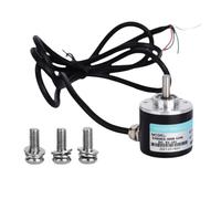 Junterone Codeur Incrémental Rotatif 38S6G5-B-G24N AB Connexion à 2 Phases 50P/R 5-24V Arbre Plein CC Sortie Collecteur Ouvert NPN