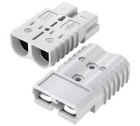 Junterone Connecteur de Connexion/Déconnexion de Batterie de 350 A, Kit de Connecteur de Prise de Faisceau de Câblage pour Remorque de Treuil de Voiture