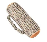 Junterone Coussin Décoratif Rond en Forme de Souche avec Impression et Motif Arbre de Ginkgo