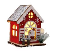 Junterone Décorer des Maisons en Bois à Noël Pendentif Décoratif pour Sapin de Noël Fournitures de Décoration de Noël B