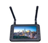 Junterone Écran LCD 4,3 Pouces 800 X 480, Moniteur DVR FPV à Double Récepteur 5,8 G pour Drone FPV Quadcopter Racing.