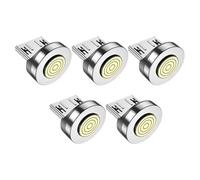 Junterone Embouts de Prise Magnétique Micro-USB 7 Broches Adaptateur de Câble de Charge pour Chargeur Magnétique Connecteur de Rotation à 360 ° 5 Pièces