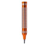 Junterone Ensemble de Tournevis, Tournevis Manuel de Style Stylo, Tournevis 24 en 1, Idéal pour Ordinateur Portable, Téléphone, et Montre Orange