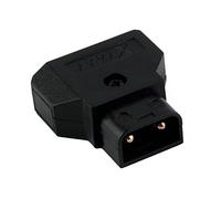 Junterone Fiche du Bricolage D-Tap Fiche Male pour Batterie V-Mount DSLR Rig Cable d'alimentation Male Type de Verrouillage a vis Male AU