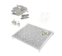 Junterone Gabarit de Pliage de de Luxe pour la Fabrication de - 677 Trous, 30 Chevilles, Fournitures D'Emballage de de en Aluminium pour L'Artisanat