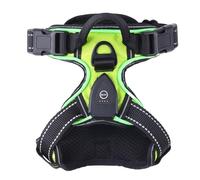 Junterone Harnais pour Animaux de Compagnie Harnais pour Chien Sangle de Poitrine Réglable et Lumineuse pour Animaux de Compagnie M