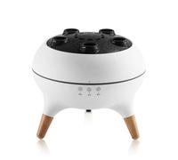 Junterone Humidificateur d'air à 5 Ports de Pulvérisation Diffuseur D'Arômes de Bureau Diffuseur D'Huiles Essentielles D'Arômes Prise UE