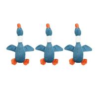 Junterone Jouet pour Animaux de Compagnie Oie Chien Mâcher Son Grincement Dents Nettoyant Chien Chat Fournitures pour Animaux de Compagnie Bleu