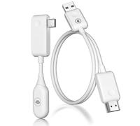 Junterone Kit Émetteur-Récepteur Extenseur sans Compatible 1080P@60Hz 50 Mètres pour Caméra TV, Dongle D'Affichage sans, Facile à Utiliser, Finition de Qualité