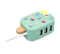 Junterone Mignon Mini Hub USB Portable Multifonction Trois Ports Convertisseur Hub Splitter Hub pour Fournitures de Bureau