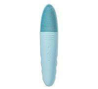 Junterone Mini Brosse Nettoyante éLectrique pour le Brosse Sonique pour le en Silicone ImperméAble Nettoyant pour Pores Rechargeable Portable - Bleu