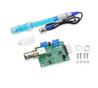 Junterone Module de Capteur de Détection de la Valeur Du PH PH4502C, Kit de Détection Du Régulateur Du Sol, Capteur de Qualité de L'Eau, de Concentration Acide-Alcaline