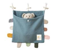 Junterone Organisateur Latéral de Lit de Sac de Rangement de Lit en Coton Sac de Rangement Essentiel Sac Suspendu pour pour Vêtements de à Couches pour, G