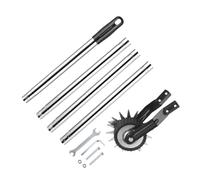 Junterone Outil de Coupe-Bordure, Coupe-Bordure Manuel à Main, Coupe-Bordure Rotatif à Roue, Cisaille pour Trottoir de Jardin (1,6 M)