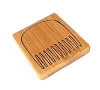 Junterone Peigne à Barbe pour Enfants Peigne à TêTe Doit Peigne - Peigne à NœUds en Bois Naturel Non Statique - Peigne de Poche à Massage Manuel - Peigne en Bambou à Petite BoîTe