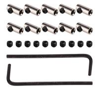 Junterone Pignon Réducteur Manchon Adaptateur 3.175mm à 5mm Moteur Arbre Pignon Adaptateur/W Clé à Vis pour RC Bateau Voiture 10PCS