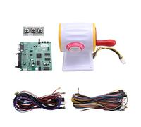 Junterone Planche de 5 en 1 avec Manette de à Joystick et Manivelle pour Machine de Vidéo Arcade de Pêche à la Capture.