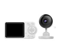 Junterone Prise UE Sans 2,8 Pouces Babyphone Intelligent Babyphone Haute Résolution Nounou Caméra de Sécurité