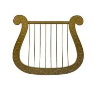 Junterone Simulation Harpe Modèle en Plastique Harpe Costume d'halloween Thème Déguisement Accessoires Harpe Modèle Décoration de Bar