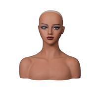 Junterone Tête D'Affichage de Perruques, Chapeau, Tête D'Affichage de, Moule, Tête de Mannequin en Plastique pour L'Affichage