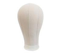Junterone TêTe de Toile de Mannequin de 22 Pouces pour la Fabrication et L'Affichage de Perruques de Dentelle D'Extension de Cheveux TêTe de Mannequin de Mannequin