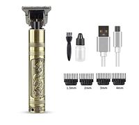 Junterone Tondeuse à Cheveux Tondeuse à Cheveux éLectrique Professionnelle Coupe-Barbe Rasage de Finition Machine de DéCoupe, Dragon et Phoenix