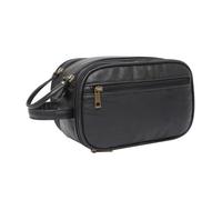 Junterone Trousse de Toilette Multi-Poches pour Femmes et, Trousse de Maquillage de Voyage, Sac Suspendu Étanche, Sac de Rangement de Maquillage Cosmétique Noir
