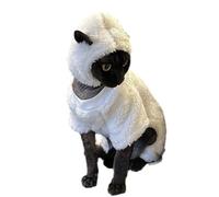 Junterone Vêtements Mignons pour Chat sans Poils,Transformez Votre Chat Mouton Pull pour Animal Compagnie Motif Mouton Vêtements pour Animaux Compagnie Sweat Capuche pour Animal Compagnie L