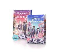 Juntos en cualquier mundo. Tú y yo más allá del tiempo: Libro zigzag en estuche