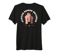 Juntos Somos Mejores - Enseignant bilingue Espagnol Melanin T-Shirt Haut de Gamme