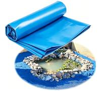 Junvstor Feuille de Plastique polyéthylène Bleu piège à revêtement d'étang Jardin Feuilles Couverture polyéthylène l'isolation Jardinage la Protection décombres bâtiments, 8x12m 10x15m