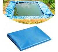 Junvstor Revêtement d'étang Grande sous-Couche de Membrane imperméable, bâche en Caoutchouc l'extérieur, Membrane Piscine préformée pour étangs à Poissons de Jardin, sous-Couche d'étang(3x7m)
