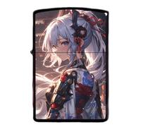 junweideyi Boîtier briquet pour figurine de jeu, remplaçable pour Zippo (étui uniquement), taille de l'insert compatible 3,6 cm x 1,2 cm x 5 cm, cadeau pour les fans de jeu (style 1)