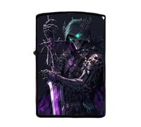 junweideyi Lot de 2 briquets l'année des cadeaux 2024, remplaçables pour Zippo (étui uniquement), taille de l'insert compatible 3,6 cm x 1,2 cm x 5 cm, boîtier à briquet (style 8)