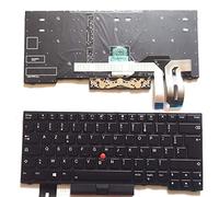 Junweier Clavier Français AZERTY rétro-éclairé pour Lenovo thinkpad Lenovo Thinkpad E480 E485 L480 L380 T490 E490 E495 T14 P14S GEN 1 GEN 2 Yoga T480S L390 P43S 01YP360 FR