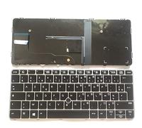 Junweier Clavier Français Rétro - éclairé AZERTY pour HP Elitebook 725 G3 / 828 G3 / 820 g3 / 813302-B71 826631-B71 V151426AK1 6037B0113017 Portable PC FR Belgique BE Keyboard