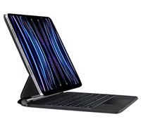 Junweier Coque Clavier Français AZERTY rétro-éclairé pour iPad 12.9 2018-2022 6th 5th 4th 3rd Gen, pour iPad Air 6 13 inch 2024 (M2) / 13 inch 2025(M3), Magic Keyboard, Cover Case, FR