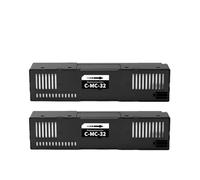 JUNWLREFR Boîte d'encre usagée MC 32, 1 pièce, for imprimante c-nn ImageP-RORAF TC-5200 TC-5200M TC-20 TC20 TC 5200, boîte d'entretien(MC-32-2PCS)