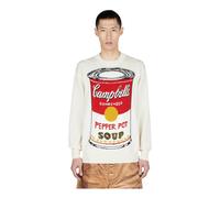 Junya Watanabe, Homme, Pulls, Blanc, Taille: M Pull Soup Andy Warhol