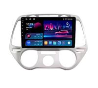 JUNYEW Autoradio Android 16 pour Hyundai I20 2008-2012 9'' Écran Tactile Capacitif Bluetooth Auto Radio Lecteur De Voiture Mirrorlink Fonction Bluetooth RDS AM FM USB,8Core4G+WiFi8G+256G