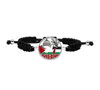 JunyiDIY Bracelet Ajustable en Acier Inoxydable Colombe de la Paix Palestinienne avec Mosquée & Symbole d’Olivier, Bijou Unisexe de Fierté et Patrimoine