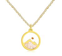 JunyiDIY Collier Foi D'Une Graine De Moutarde - Collier Ajustable 19.7" En Acier Inoxydable Plaqué Or Pour Femmes - Bijoux De Foi Chrétienne Cadeaux Pour Femmes