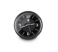 JUNZAI Montre à quartz pour voiture Peugeot 408 5008 308 4008, montre tableau de bord avec évent lumineux, accessoires de voiture