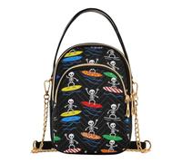 JUNZAN Sac à bandoulière matelassé pour femme pour smartphone | Mini sac à main texturé résistant aux déchirures pour le w nd, la promenade en plein air, le surf