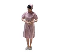 JunZheHub 1/64 Personnes Figure Chemin de Fer Mise En Page Décoration de Bureau Sable Table Ornements Mini Figurine Humaine, debout