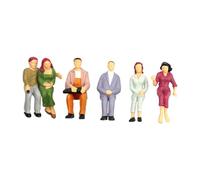 JunZheHub 14 Figurines Miniatures pour Dioramas et Petites Scènes. Miniatures Peintes, Modèles de Collection En Polypropylène (PP). Idéales pour, 6 Pièces