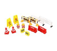 JunZheHub 14 Pièces Jeu Panneaux Signalisation Jouets Routiers Sonores Enseignement Musical Planches Plastique Adapté pour Enfants Apprentissage Sécurité TR, 14 Mini Panneaux de signalisation